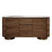 Willene - Server With Ceramic Top - Ceramic Top & Walnut ACME