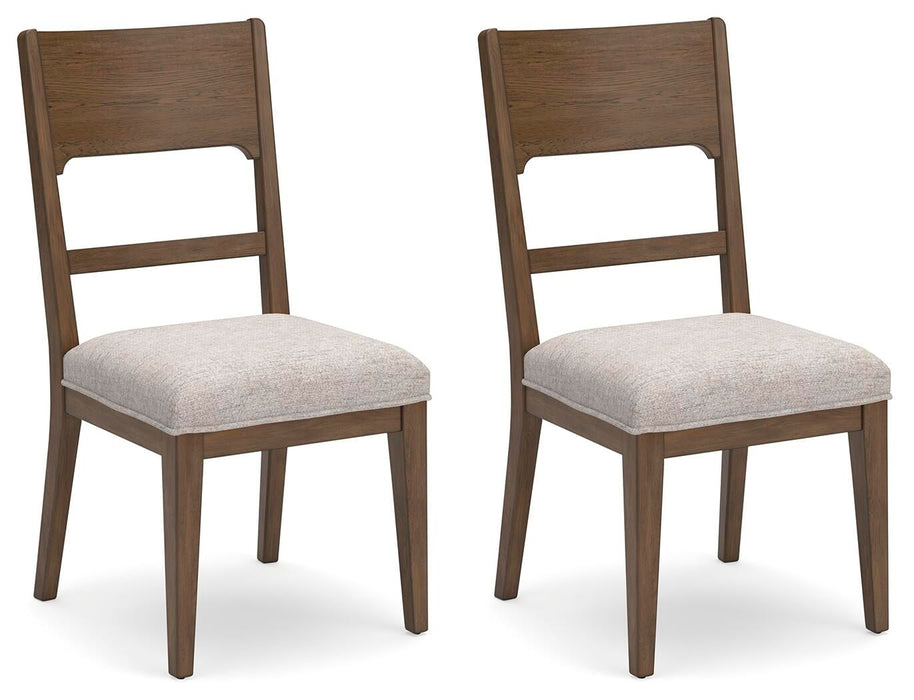 Cabalynn - Dining Uph Side Chair (Set of 2) - Oatmeal / Light Brown Signature Design by Ashley®