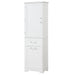 Tall Freestanding Bathroom Storage Cabinet With Adjustable Shelf And 2 Drawers Hearth and Haven