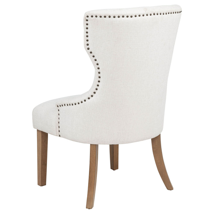 Tufted Dining Chair With Button Tufting And Nailhead Trim Furniture Max