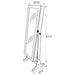 Casey - Jewelry Cheval Mirror With Storage - Black Furniture Max