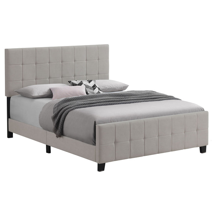 Destiny - Eastern King Panel Bed - Beige