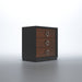 Emporio - Nightstand - Black / Dark Brown Franco Spain