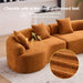 4 Seater Sofa With Fabric, 30D, 60 Hardness Full Sponge, 4 Pillow For Living Room, Home Furniture Sleeper Sectional Sofa For Apartment Home Essentials