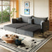 King Pull Out Sofa Bed, 3-In-1 Convertible Bed With 3 Pillows Home Essentials
