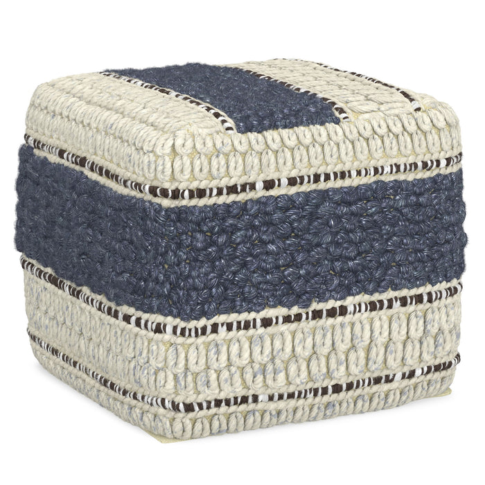 Grady - Handcrafted Square Pouf Simpli-Home