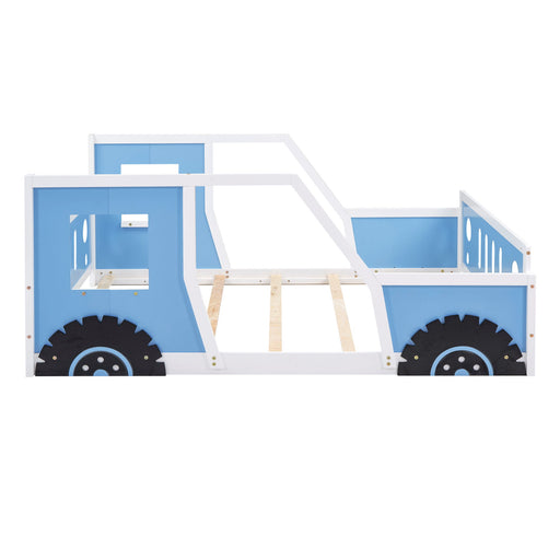 Classic Car Shaped Platform Bed With Wheels Hearth and Haven