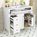 Bathroom Vanity With Sink, 3 Drawers & 2 Doors Hearth and Haven