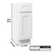 Shaker Base Cabinet & Soft-Close Door And Drawer Home Essentials