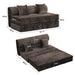 Convertible Design Sofa Bed, 2 Seater Fold Out Floor Couch Home Essentials
