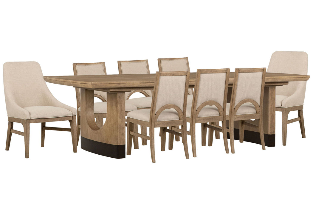 Tristan - Extendable Trestle Dining Table Set Magnussen Furniture