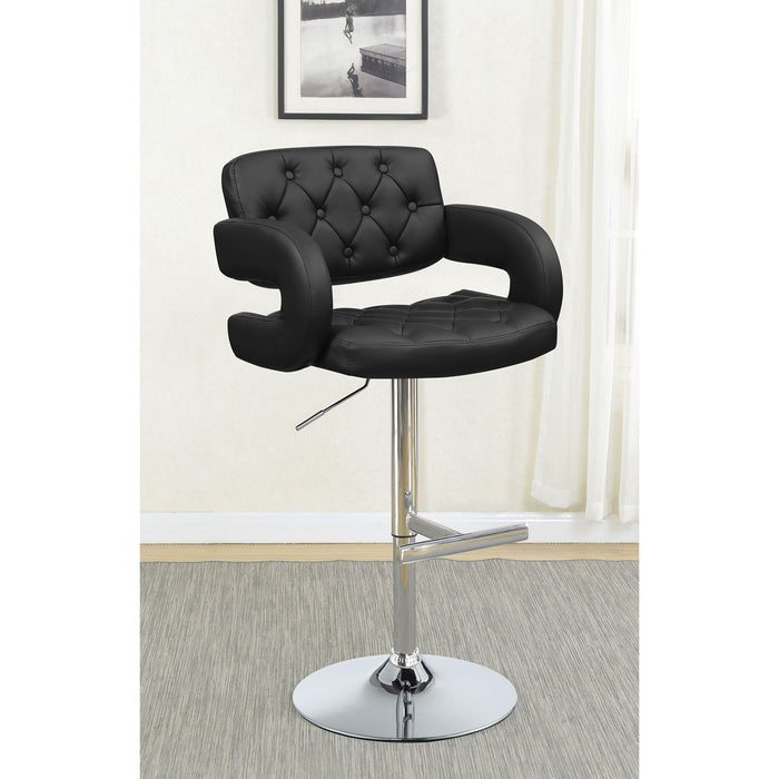 Adjustable Bar Stool With Upholstery Furniture Max