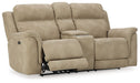 Next-Gen Durapella - Reclining Power Loveseat With Console Signature Design by Ashley®