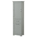 Tall Freestanding Bathroom Storage Cabinet With Adjustable Shelf And 2 Drawers Hearth and Haven