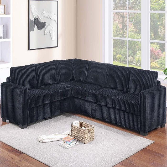 L-Shaped Sectional Set For Living Room Home Essentials