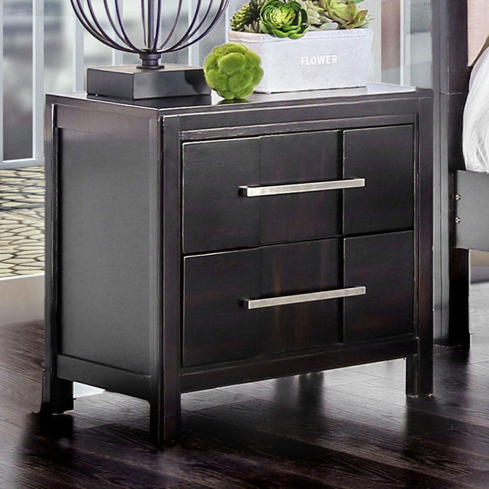 Nightstand With 2 Drawers Design Home Essentials