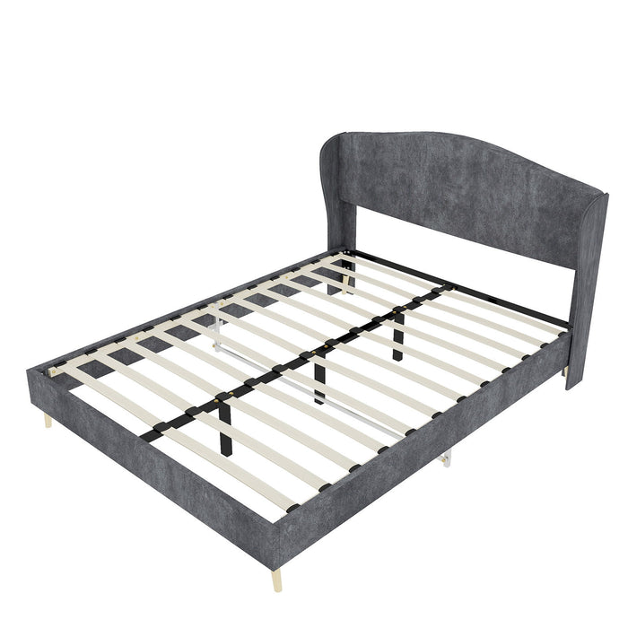 Upholstered Bed, Tufted Headboard, Comfortable Sleep Home Essentials