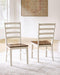 Brinfern - Dining Room Side Chair (Set of 2) - Brown / Antique White Signature Design by Ashley®