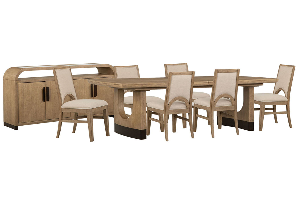 Tristan - Extendable Trestle Dining Table Set Magnussen Furniture