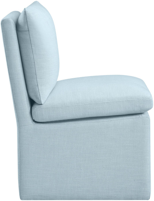 Nelori - Linen Textured Performance Fabric Upholstered Dining Chair (Set of 2) Meridian Furniture