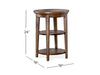 Bay Creek - Round Accent End Table - Toasted Nutmeg Magnussen Furniture