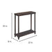 Narrow Side End Tables With Shelf (Set of 2) Home Essentials