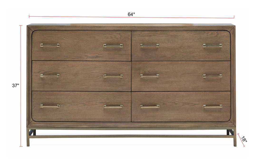 Lindon - Double Drawer Dresser Magnussen Furniture