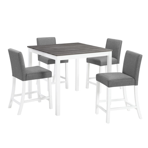 5 Piece Counter Height Table Set With 4 Chairs Home Essentials