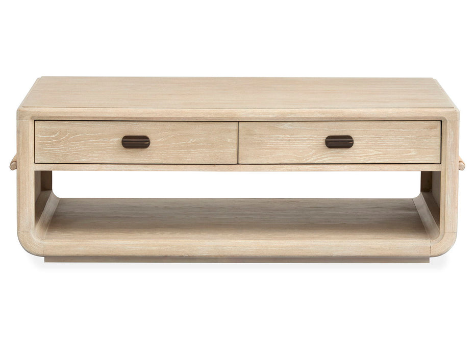 Sunset Cove - Rectangular Cocktail Table With Casters Magnussen Furniture