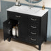Modern Bathroom Vanity With Sink, Freestanding Design With Drawers And Doors Hearth and Haven