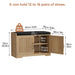 Entryway Shoe Bench With Double Doors Home Essentials