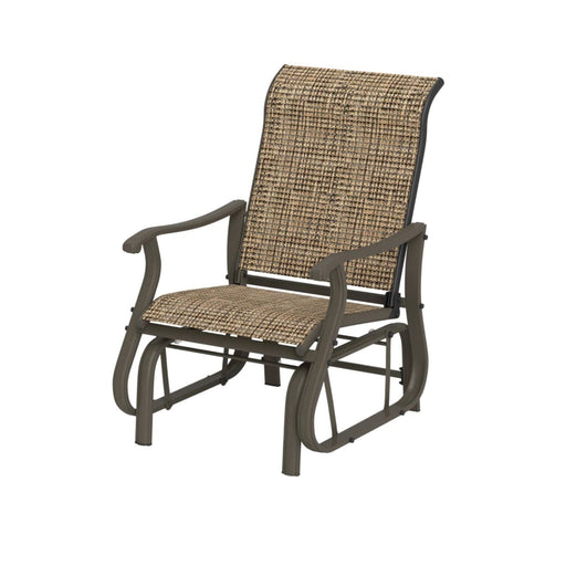 Outdoor Glider Swing Chair With Smooth Motion - Brown / Brown Mix Home Essentials