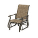 Outdoor Glider Swing Chair With Smooth Motion - Brown / Brown Mix Home Essentials