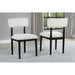 Contemporary Upholstered Dining Chairs (Set of 2) Home Essentials
