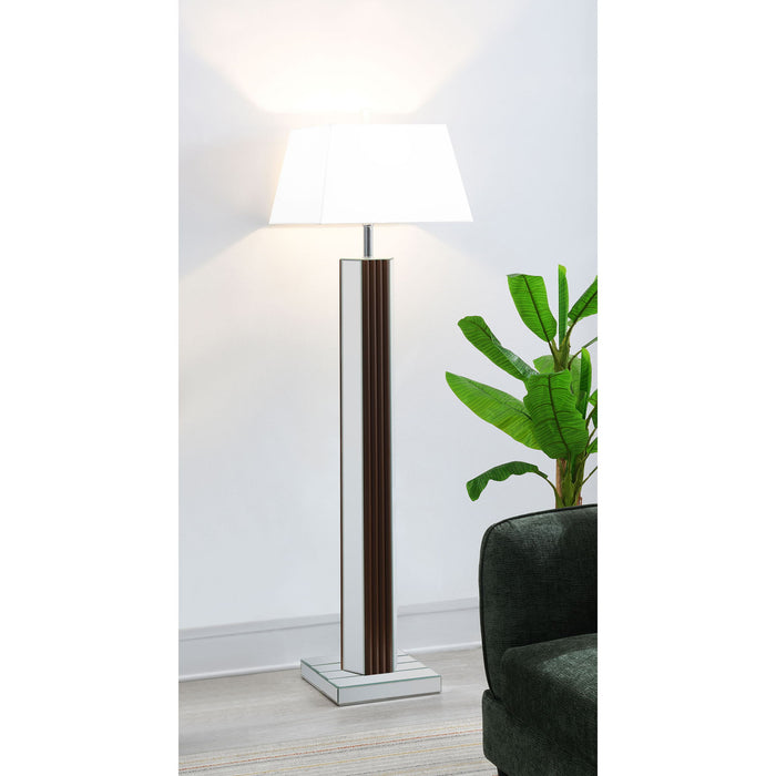 Echolls - Lamp With Scalloped Accents And Mirror Detail Furniture Max