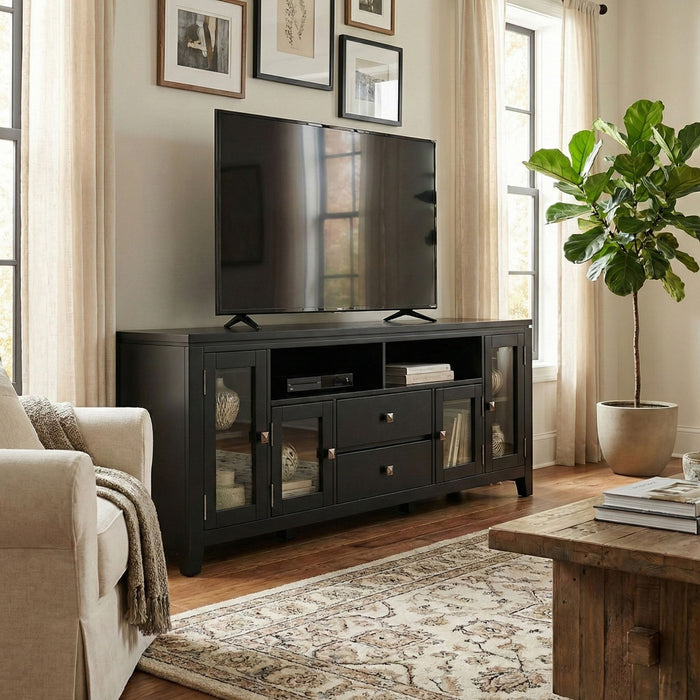 Cosmopolitan - Handcrafted Wide TV Media Stand Simpli-Home