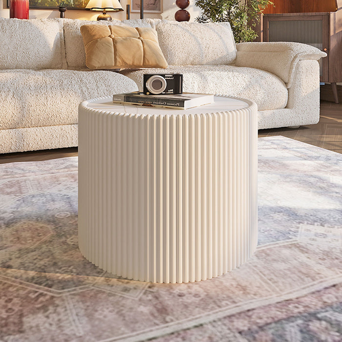 Cylindrical Coffee Table Home Essentials