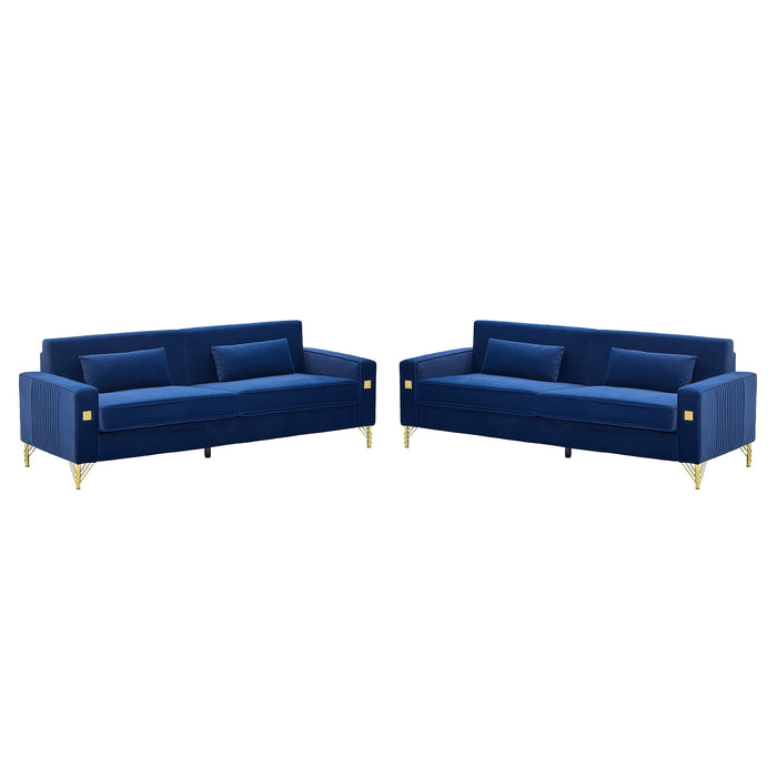 2 Pieces Sofa Sofa Set With Removable Cushions For Home Apartment Home Essentials