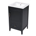 Modern Bathroom Vanity With Sink, Cabinet Storage, Drawer & Adjustable Feet Hearth and Haven