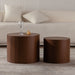 Modern Round Nesting Coffee Table (Set of 2) Home Essentials