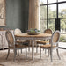 Colette - Round Dining Table - Blue / Gray Jennifer Taylor Home