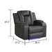 Benz - LED & Power Recliner Chair With Adjustable Headrest Matrix Furniture Group