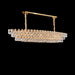 Michael Amini Lighting - Gala 14-Light Rectangular LED Chandelier - Gold Michael Amini