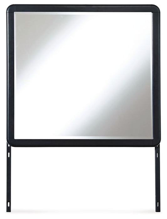 Rowanbeck - Black - Bedroom Mirror