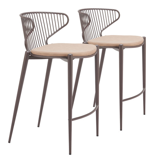 Silues - Stool (Set of 2) Zuo Modern
