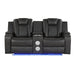 Benz - Power Reclining Loveseat & LED Lighting And Built In USB Matrix Furniture Group