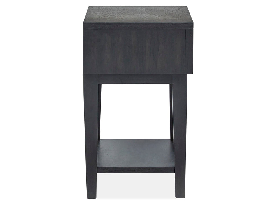 Lindon - Dark Open Nightstand - Coffee Bean Magnussen Furniture