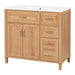 Bathroom Vanity With Sink, Soft Close Doors & Drawers - Wood Noble House
