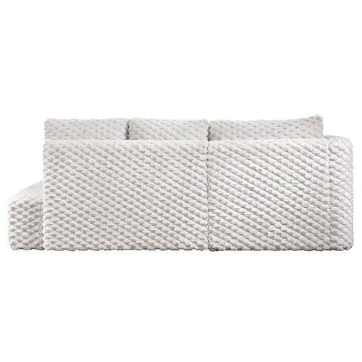 Manya - Sectional Sofa - Ivory Corduroy ACME