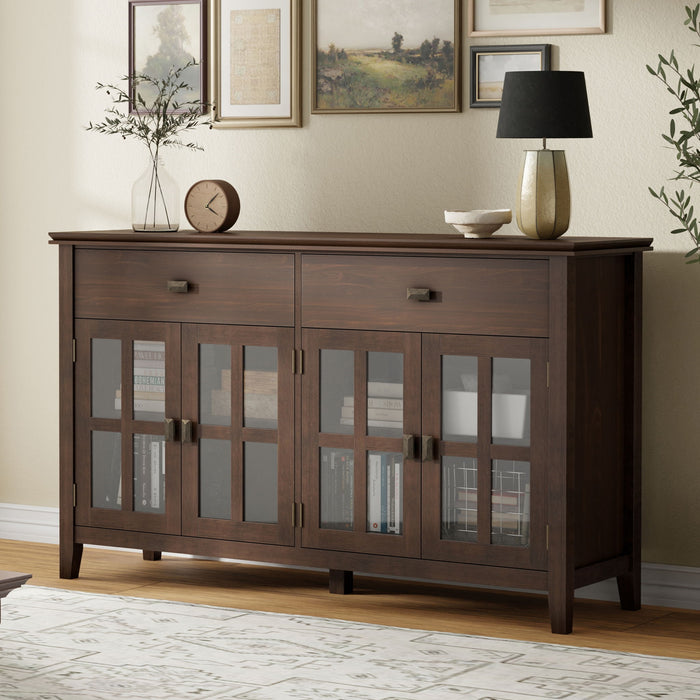 Artisan - Large 4 Door Sideboard Buffet - Brown Simpli-Home